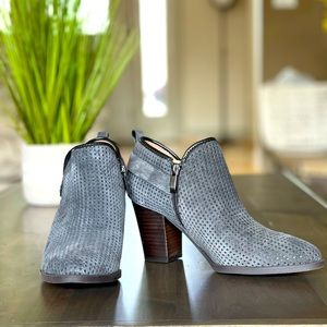 Franco Sarto Grey Ankle Boots